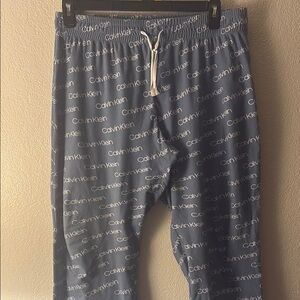 Calvin Klein Blue and White Pajama Set Intimates